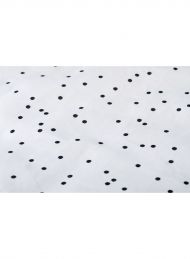 myHummy BEDDING FOR COT, BLACK DOTS